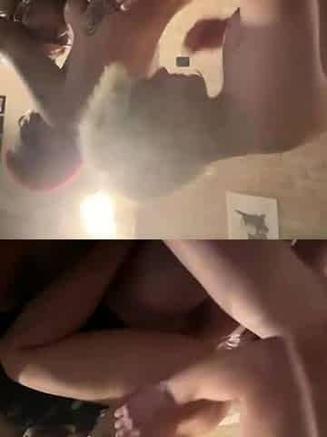 Horny redhead get two load of cum after shagging two guys li