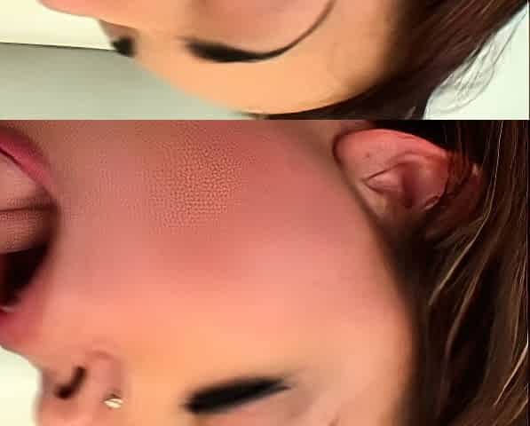 Brunette hardcore blowjob