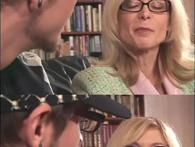 Golden-haired Cougar Likes Youthful Penis