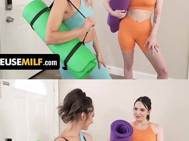 Large Weenie Yoga Tutor Invents The Free Use Yoga Asana - U Have To Ignore Being Shagged Vigorously