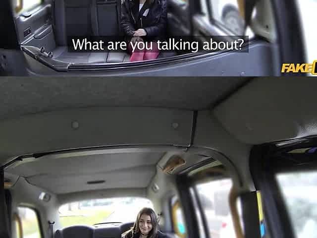 After hard anal that babe made me cum with just her tongue - Fake Taxi