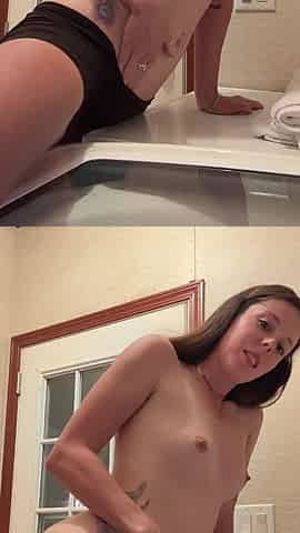 Using My Laundry Machine to Cum Hard