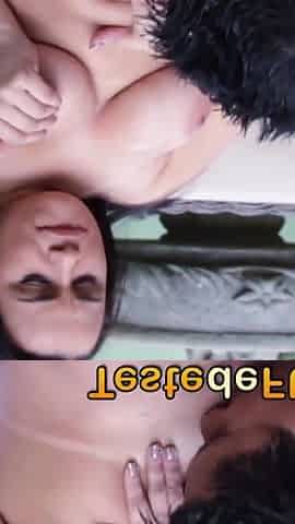 Gardener ate the busty boss's ass