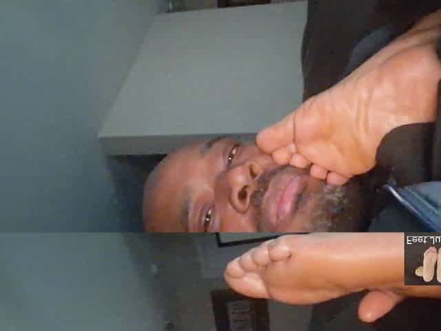 Antonique Size 11 Feet Nude Toes Her 1st Footjob