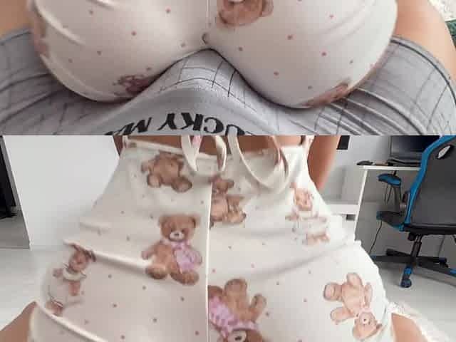 Big Ass Stepsister In Cute Pajamas Humps Then Gets Fucked Hard