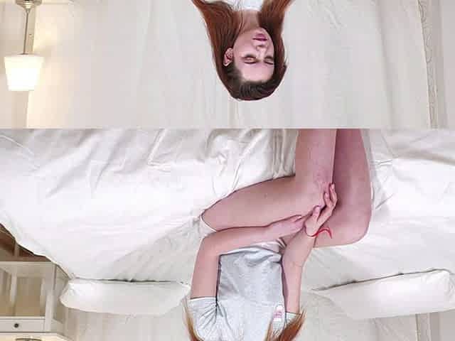 Screwing Stupid 19yo Redhead Cutie Kitsune Liss with Cum in Throat