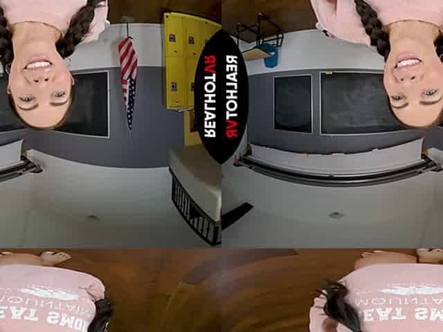 Masturbate To My Perfect Schoolgirl Tits As I Try On Short Skirts & Cheerleader Outfits - RealHotVR