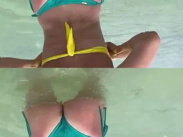A mother i'd like to fuck gets banged in the butt in front of vacationers