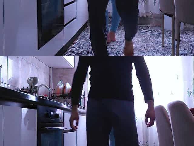 Roommate Bangs Me Hard In The Kitchen! No breakfast for this day, merely creampie!
