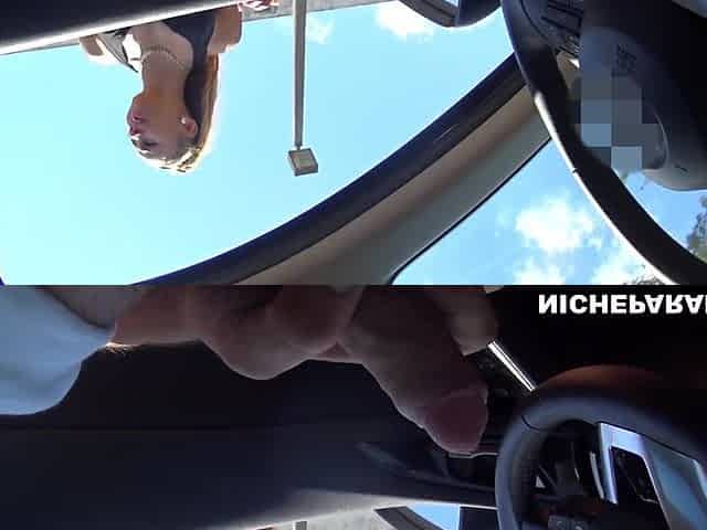 NICHE PARADE - Flashing Schlong For Hot Youthful Latin Babe With Incredible Cleavage