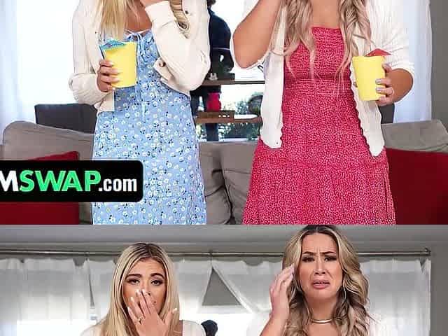 Step Mammas Vivianne DeSilva & Misty Meanor End Of The World double penetration And Anal Screwing - MomSwap