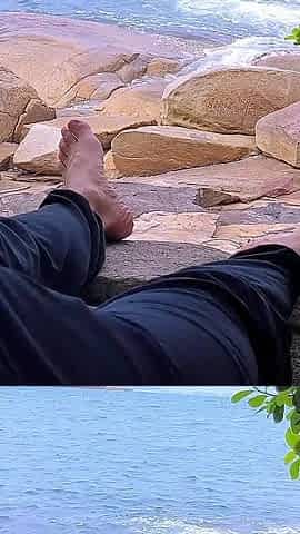 Handjob Surprise Ejaculation on the Beach