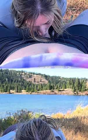 Czech amateur blowjob and fucking POV in public