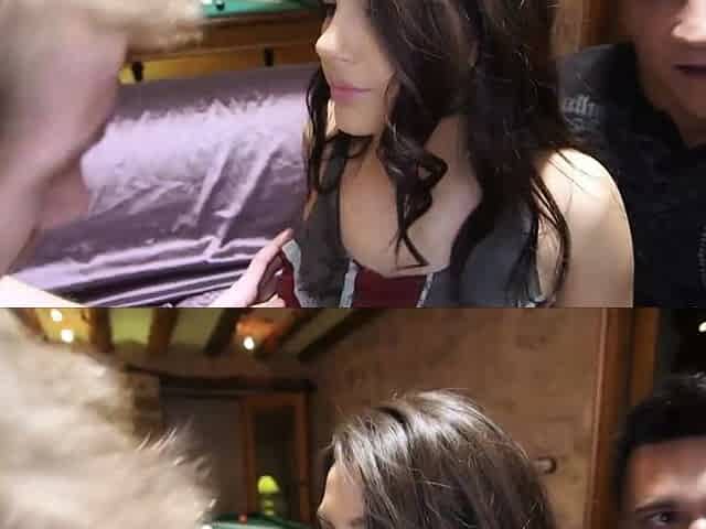 Sexy babe gets fucked hard