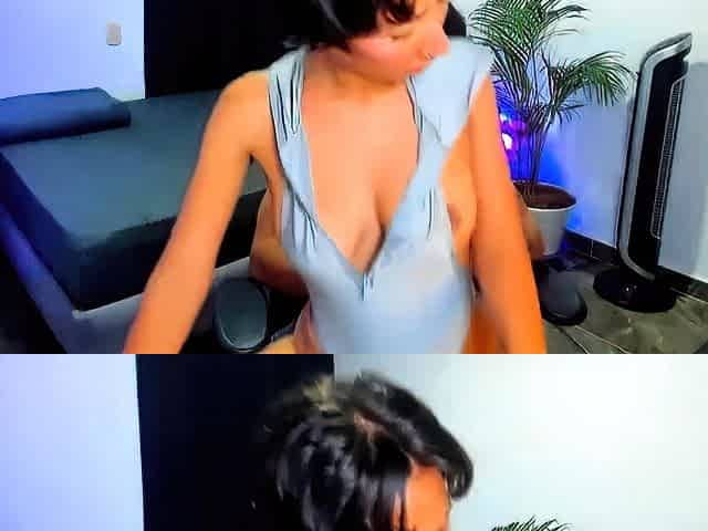 Horny hot asian rides on my dick