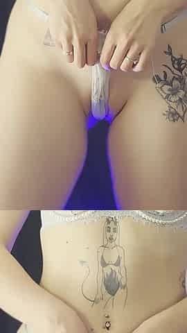 A Seductive Striptease and Deep-throat Dildo Action with a Powerful Squirt