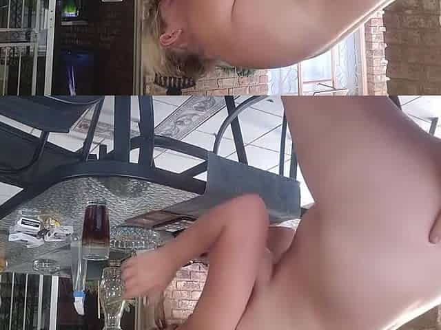 Fucking My Ex Wife Outdoor On The Patio Before I Borrow Her Money Again