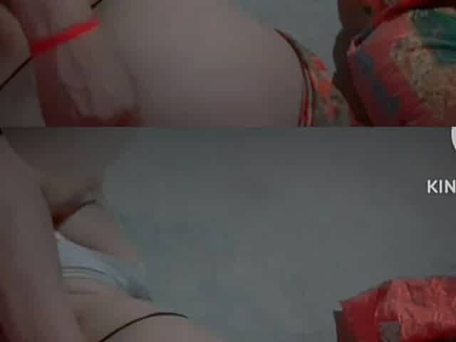 Hot Beautiful Sexy Teen Girl Arousing Her Hot Ass by Stroking Her Ass