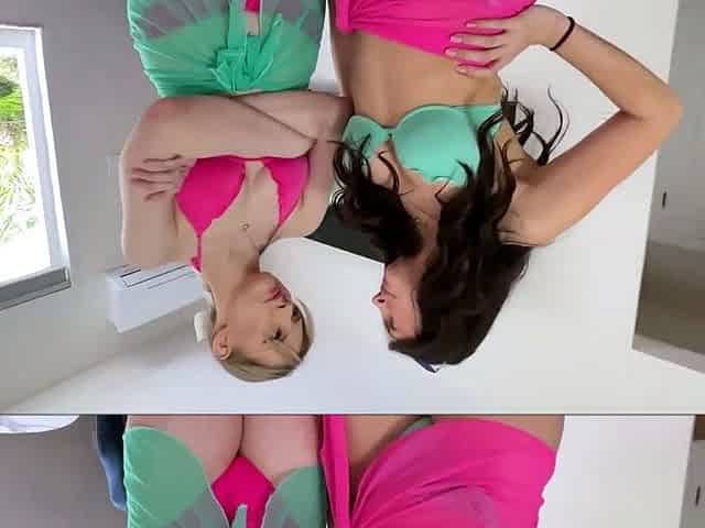 Melody Marks And Theodora Day Threesome With Stepdad