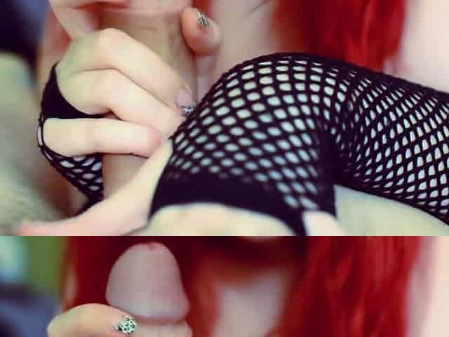 Amateur redhead slut gives a great pov blowjob