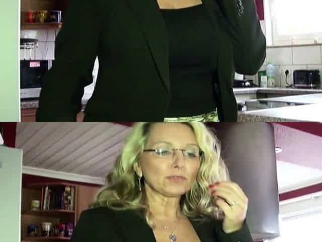 GERMAN BIG NATURAL TITS MILF seduce to FUCK by Neigbor
