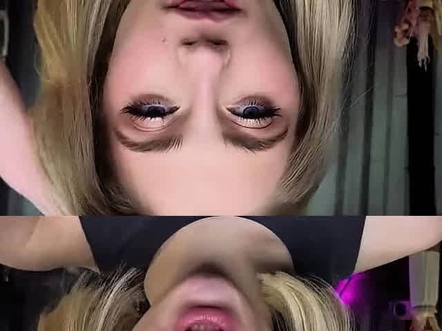 Amateur Teen with Huge Dildo Masturbating on Webcam