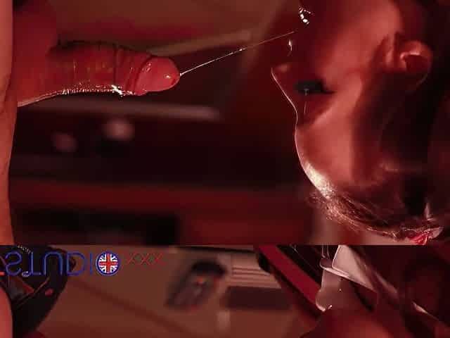 Hot British Teen 18+ Gives Sloppy Blowjob