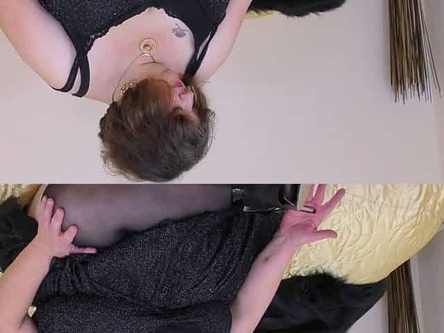 Very Big BBW Mature Lady Stuffs Her Fat Pussy With a Dildo