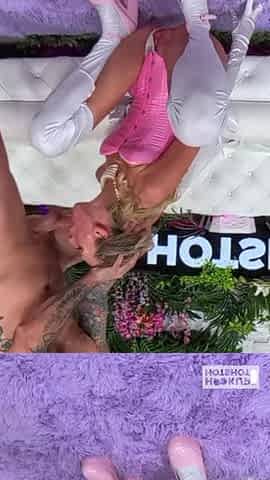 Missionary and Deep BJ with Blonde Addison!