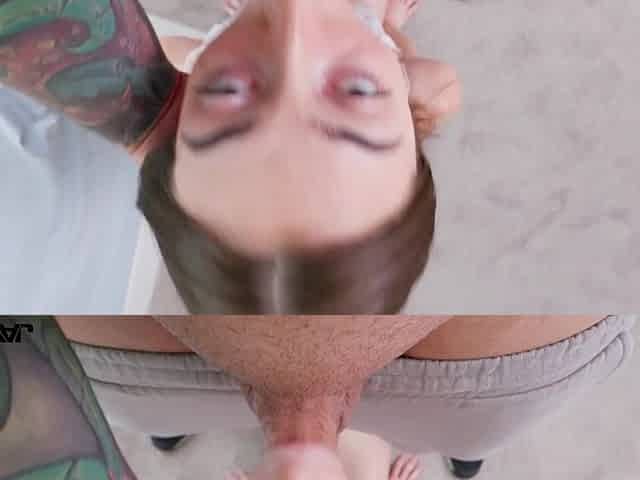 Petite-chested Tiana reappears, eager to drain the energy from my penis.