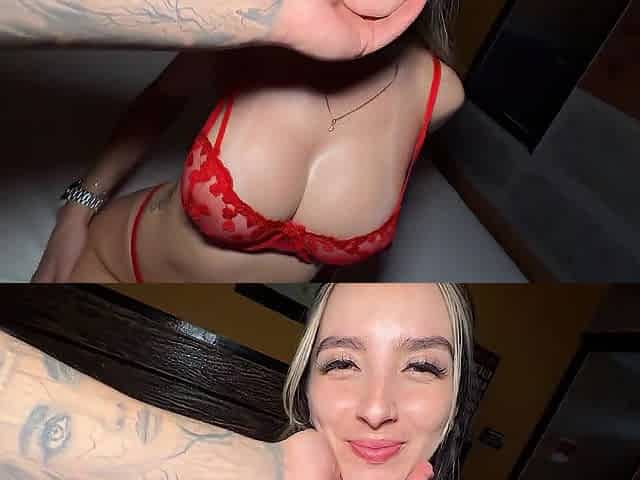 Follower with large breasts makes her debut in porn!