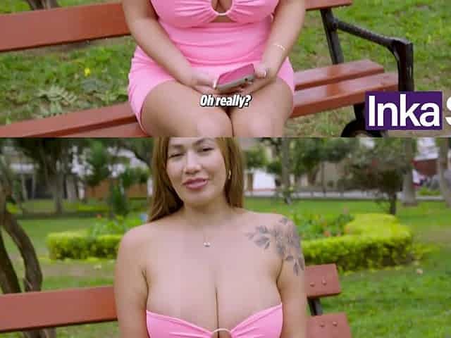 Colombian model with biggest melons gets banged by a fake TV producer - Anai Likes