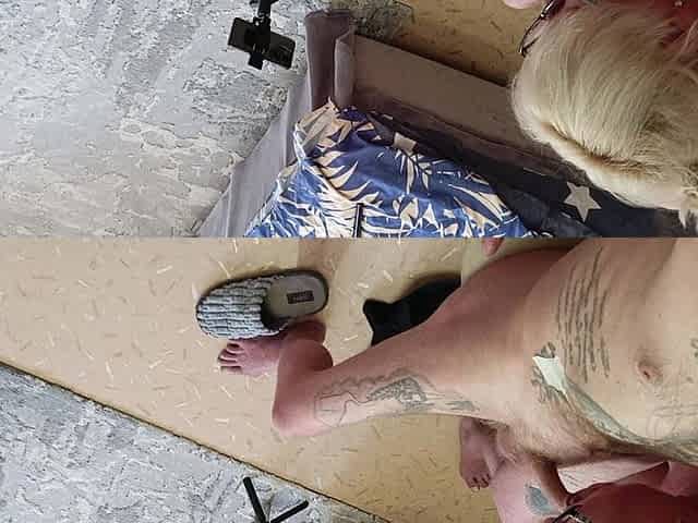 A Neighbor with Big Tits Came and Jerked off and Sucked My Dick