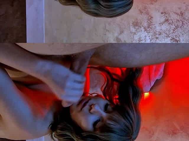 Romantic evening with anal and cum on tits