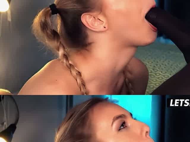 Backpacker Blonde Alecia Fox Jumps On Freddy Gongs Big Black Cock