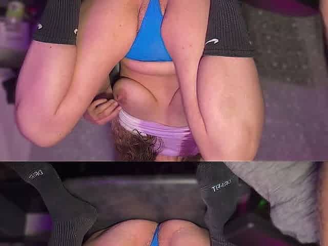 Baby Blue Belt Shaking My Booty and Playing With my Gorgeous Pink Vagina