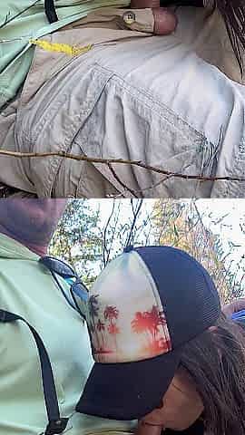 mother I'd like to fuck with Incredible Outdoor Wilderness Oral and Creampie!!