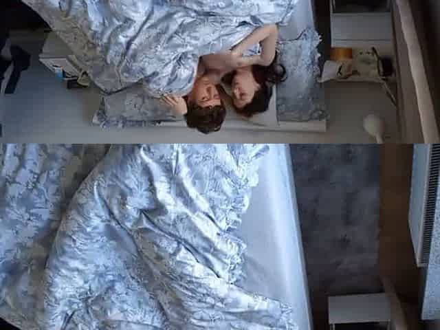 The beautiful couple good morning sex