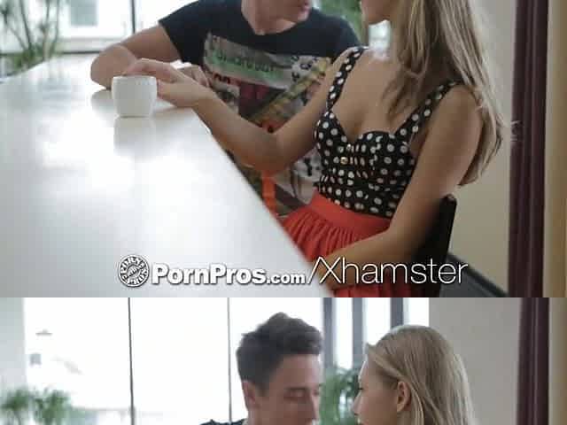 PornPros - Angelica insanely sexy hotel lobby screw