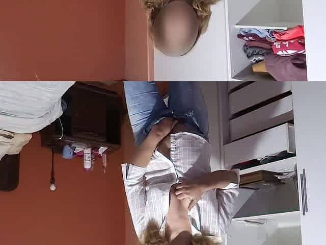 Stop masturbating, come and cum in my booty, my ally's nice-looking stepmother asks me