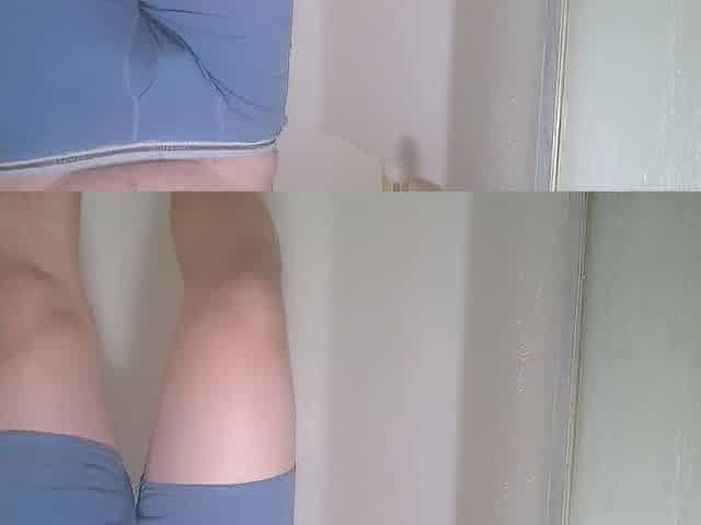 Pissing myself in the shower