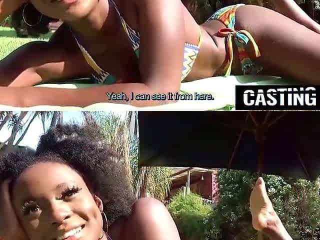 Hawt Large Melons Black Model Anal Railed By BWC Producer In Outdoor Casting