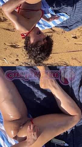 Fucked Myself at the Beach