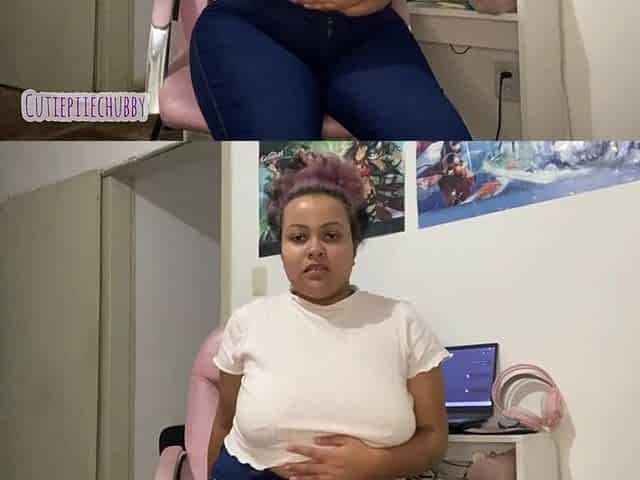 BBW Ebony Farting on Chair Complitation