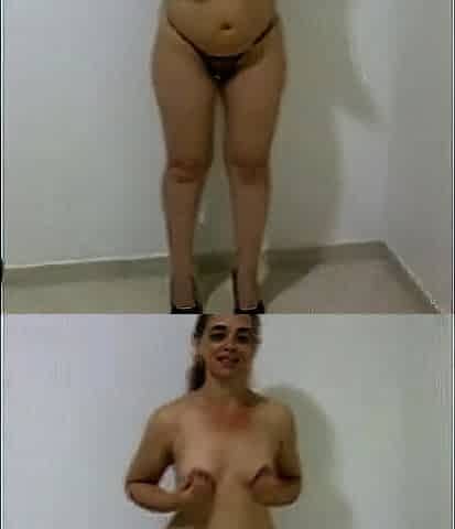 Curvy Brazilian MILF Strips on Webcam for XXX Fun