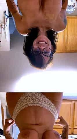 Big boobs milf masturbates with her dildo
