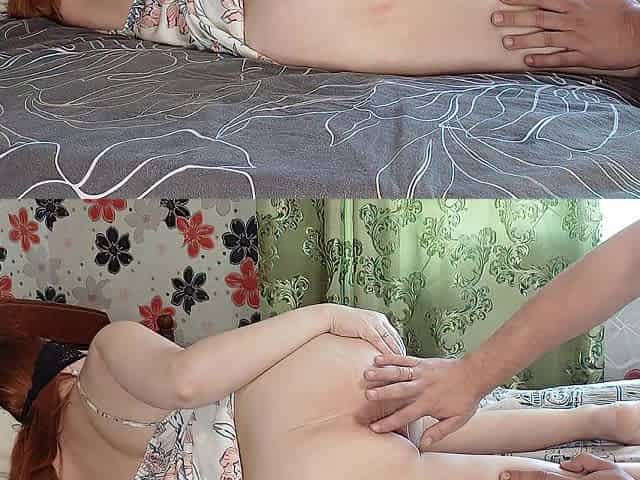 Closeup: Wife gets banged in the booty in the morning