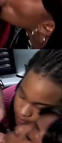 Chubby Black Girls Suck Cock