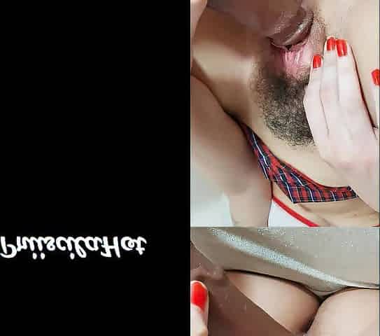 I filmed the student masturbating with her sextoy