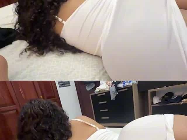 Hot POV fuck with big ass Latina stepmom, who eagerly take my big cock doggystyle